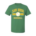 thumbnail image 2 of Wild Bobby City of San Diego Baseball Fantasy Fan Sports Men's T-Shirt, Kelly, Small, 2 of 6