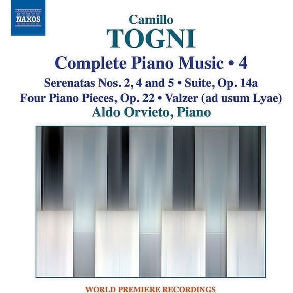 Togni / Orvieto - Complete Piano Music 4 - Music & Performance - CD