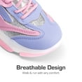 thumbnail image 2 of DREAM PAIRS Kids’ Sneakers, Lightweight Lace-Up Walking Shoes with Jelly Sole for Girls and Boys, 2 of 6