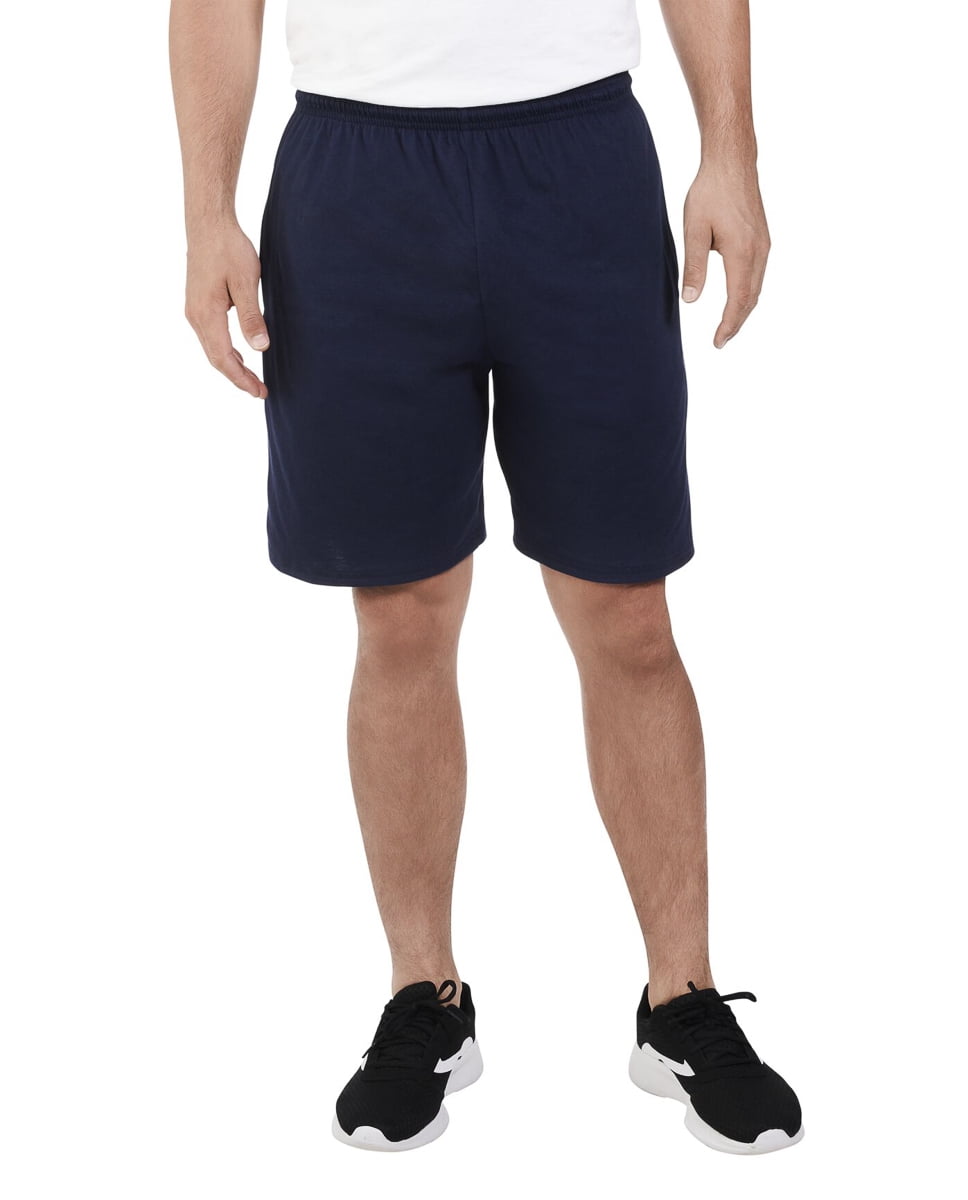 Fruit of the Loom Men’s Cotton Blend Jersey Knit Lounge Shorts with ...