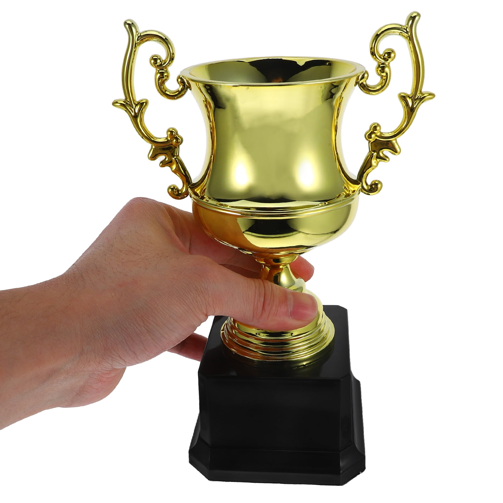 Masteelf Plastic Trophy Cup Winner Trophy Winner Trophy Prop Trophy Model Ceremony Award Trophy for Party Competitions Small Trophy Cup