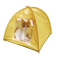 thumbnail image 1 of Polyester Kitty Pets Camping Tent House Foldable Bed Water Resistent Durable Cute Polka Dots Cave, 1 of 4