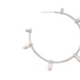 thumbnail image 3 of Kendra Scott Women's Freida Hoop Earrings Silver, 3 of 4