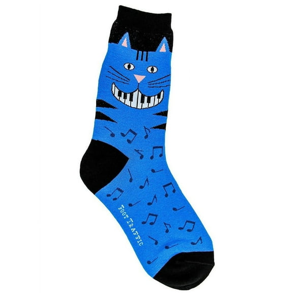 Foot Traffic Piano Teeth Womens Socks
