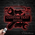 thumbnail image 2 of Handmadetneonsign Custom Garage Metal Wall Art LED Light, Custom Garage Service Station Metal Sign, 2 of 5