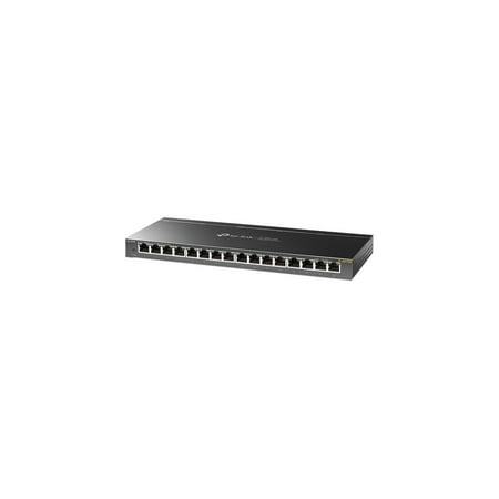 UPC: 0845973084301 | TP-Link 16 Port Gigabit Switch | Easy Smart Managed | Plug & Play | Lifetime Protection | Desktop/Wall-Mount | Sturdy Metal w/Shielded Ports | Support QoS  Vlan  IGMP and Link Aggregation (TL-SG116E)