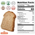 thumbnail image 4 of Dr. B's Multigrain Bread | 1g Net Carbs & 7g Protein | Low Calorie, Vegan, Sugar Free | Fresh, Sliced, Keto & Low Carb Bread Loaf (6 Pack (16 oz), Variety), 4 of 7