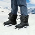 thumbnail image 2 of Apakowa Kids Girls Boys Insulated Fur Winter Warm Snow Boots (Toddler/Little Kid), 2 of 8