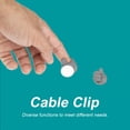 thumbnail image 3 of 2 uds. Devanadera de Cable para auriculares de ratón, soportes de Cable USB con forma de mano, Clips ordenados de escritorio Ndcxsfigh libre de BPA, 3 of 7