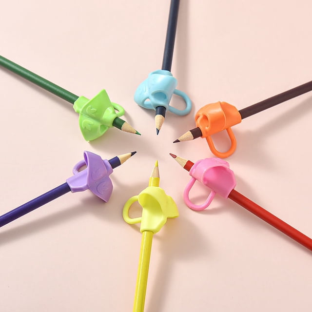 innovadoras originales, surtido de entrenador de agarre, corrección de postura para niños en edad preescolar, niños, adultos, necesidades especiales, zurdos o diestros (al azar, 6 piezas)