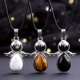 thumbnail image 6 of QQTDFG Aventurine Gems Angel Crystal Necklace Magic Reiki Healing Amulet-default, 6 of 6