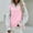 Pink, variant on Babysbule Womens Fall Plus Top Sets Outfit Women's Casual Homewear Long-Sleeve Tops Trousers Turndown Collar Night Pajamas Suits