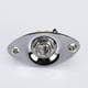 thumbnail image 3 of Reempzo Del Zócalo Piezas Del Conector de Salida de Aleación de Cromo para Guitarra Eléctrica Gloria Placa Jack de Salida Ovalada para Guitarra Eléctrica Cromada, 3 of 7