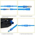 thumbnail image 2 of Riwesomey Conectores macho de 100 piezas para conexiones eléctricas seguras, durabilidad y compatibilidad con versatilidad Herramientas manuales, 2 of 6