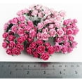 thumbnail image 2 of 100 pcs Tiny Artificial Roses Mixed Pink Five Color Mulberry Paper Flower 15-18 mm Flower Wedding Scrapbooking, 2 of 5