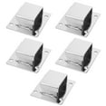 thumbnail image 4 of Shelf Support 5Pcs Shelf Mount Bracket Hanger Stainless Steel Tube Support Holder Buckle Hardware SilverSealing Type, 4 of 8