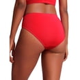 thumbnail image 2 of Bombacha de Bikini CRZ YOGA Cintura Media con Cobertura Completa Roja S, 2 of 4