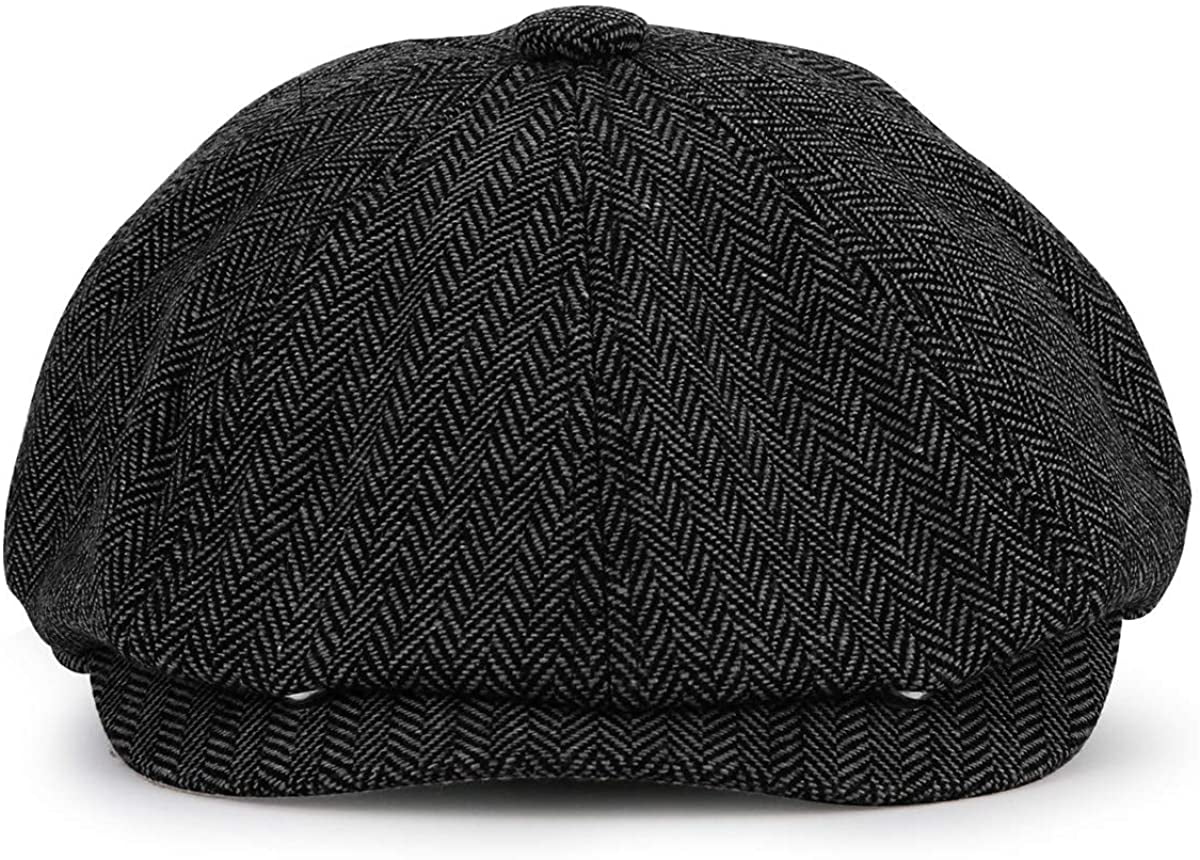 NEWS BOY BAKER BOY PEAKED CAP NEW WITHOUT TAGS H 