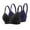 Black, variant on hotojiny 2 Pc Womens Wireless Bras Comfortable Lace Supportive Tshirt Bra No Underwire Seamless Push up Everyday Adjustable Bralettes