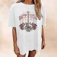 thumbnail image 2 of DHFJKG Oversized Tshirts For Women Vintage Graphic Tee Short Sleeve Crew Neck Drop Shoulder T Shirt Baggy Streetwear Stylish Tops, 2 of 4