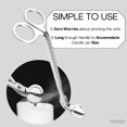 thumbnail image 3 of Stainless Steel Candle Wick Trimmer/Clipper/Cutter Scissor -Silver, 3 of 6