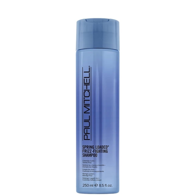 Paul Mitchell Spring Loaded Frizz-Fighting Shampoo, Shampoo Antifrizz para Cabello Rizado, Limpieza Suave y Control del Frizz, 250 ml