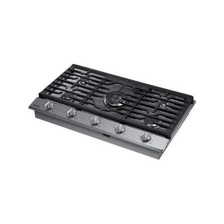 Samsung - 36" Built-In Gas Cooktop with WiFi - Stainless Steel