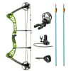 Leader Accessories Compound Bow 30-55lbs Archery Hunting Equipment with Max Speed 296fps