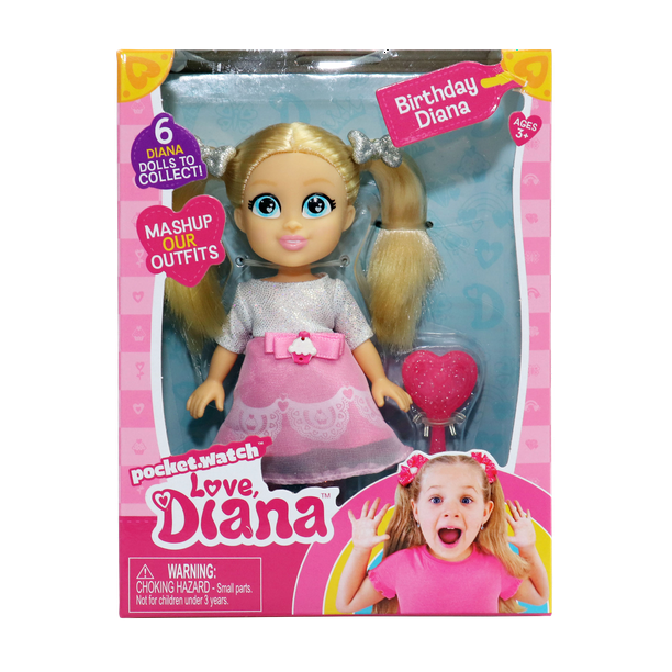 Birthday Love Diana 6 inch Doll, For Ages 3+ - Walmart.com - Walmart.com