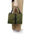 thumbnail image 1 of Bolsa de almacenamiento de herramientas de lona para parte trasera de coche, rollo de almacenamiento plegable para trabajo de carpintería, color verde, 1 unidad JM, 1 of 5
