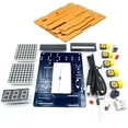thumbnail image 1 of Kit de bricolaje para consola de juegos de un solo chip 51 con kit de práctica de soldadura con carcasa acrílica, 1 of 6