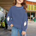 thumbnail image 2 of Mercatoo Season Girls Sweatshirt Print Long Sleeve Pullover Multiple Color Options for Casual Wear and 5t Girls Clothes Winter, 2 of 5
