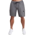 thumbnail image 6 of Kcolen Mens Shorts Casual Men's Summer Casual Slim Fit Shorts with Lace Up Design Solid Color Lightweight Comfortable Pants for Youth and Young Adults, 6 of 9