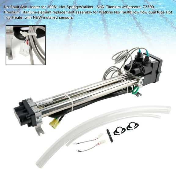 No-Fault Titanium Spa Heater for Hot Spring/Watkins/Caldera/Tiger River 73790-6KW