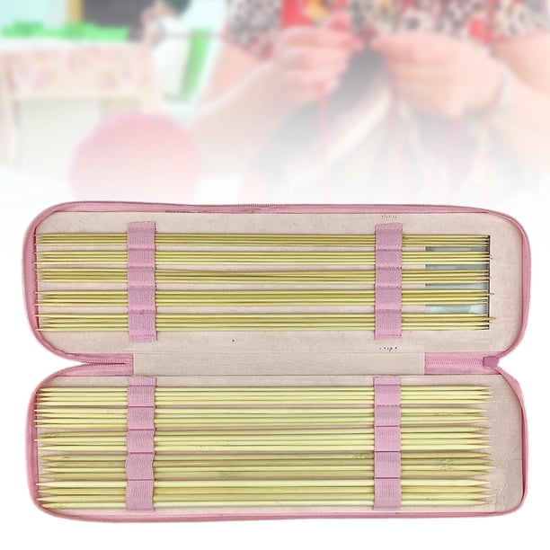 Herramientas de Tejer Guantes de Tejido para Principiantes Tejer 10 Tamaños con Bolsa de Almacenamiento Suéter Intercambiable Proyectos 35cm Baoblaze Tejer Ganchillos