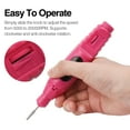thumbnail image 2 of Taladro de uñas eléctrico Kit de esmalte de uñas 20000 RPM Recargable USB 500mAh Taladro de uña MABOTO Pluma de taladro de uñas, 2 of 7
