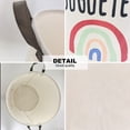 thumbnail image 2 of Mziart Baby Laundry Basket for Girls Boys, Cute Kids Laundry Hampers Collapsible Dirty Clothes Hamper Nursery Toy Storage Baskets Gift Baskets (Rainbow), 2 of 7