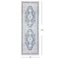thumbnail image 5 of CYNERA Vintage Distressed Bohemian Runner Rug 2'x6', Blue Washable Foldable Non-Slip Low-Pile Carpet for for Hallway Entryway Kitchen Laundry Room, 5 of 8