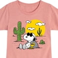 thumbnail image 3 of Peanuts - Snoopy & Woodstock - Toddler And Youth Girls Short Sleeve Graphic T-Shirt, 3 of 6