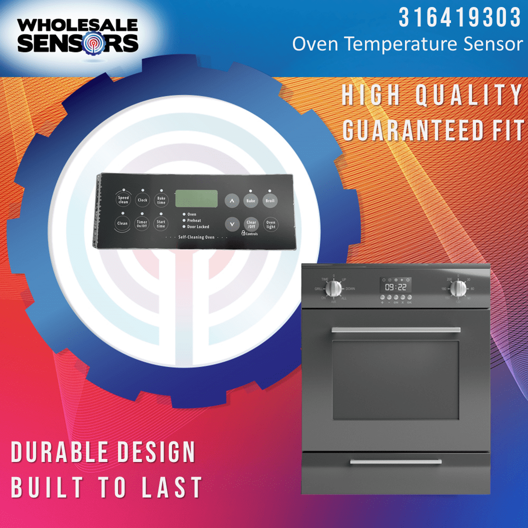 Wholesale Sensors Replacement for 316419303 Frigidaire Range/Stove/Oven Touchpad Overlay 12 Month Warranty