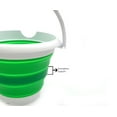 thumbnail image 6 of SAMMART Collapsible Plastic Bucket - Foldable Round Tub - Portable Fishing Water Pail - Space Saving Outdoor Waterpot, size 27cm dia, 6 of 6