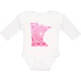 thumbnail image 3 of Inktastic Minnesota Silhouette Mandala Boys or Girls Long Sleeve Baby Bodysuit, 3 of 5