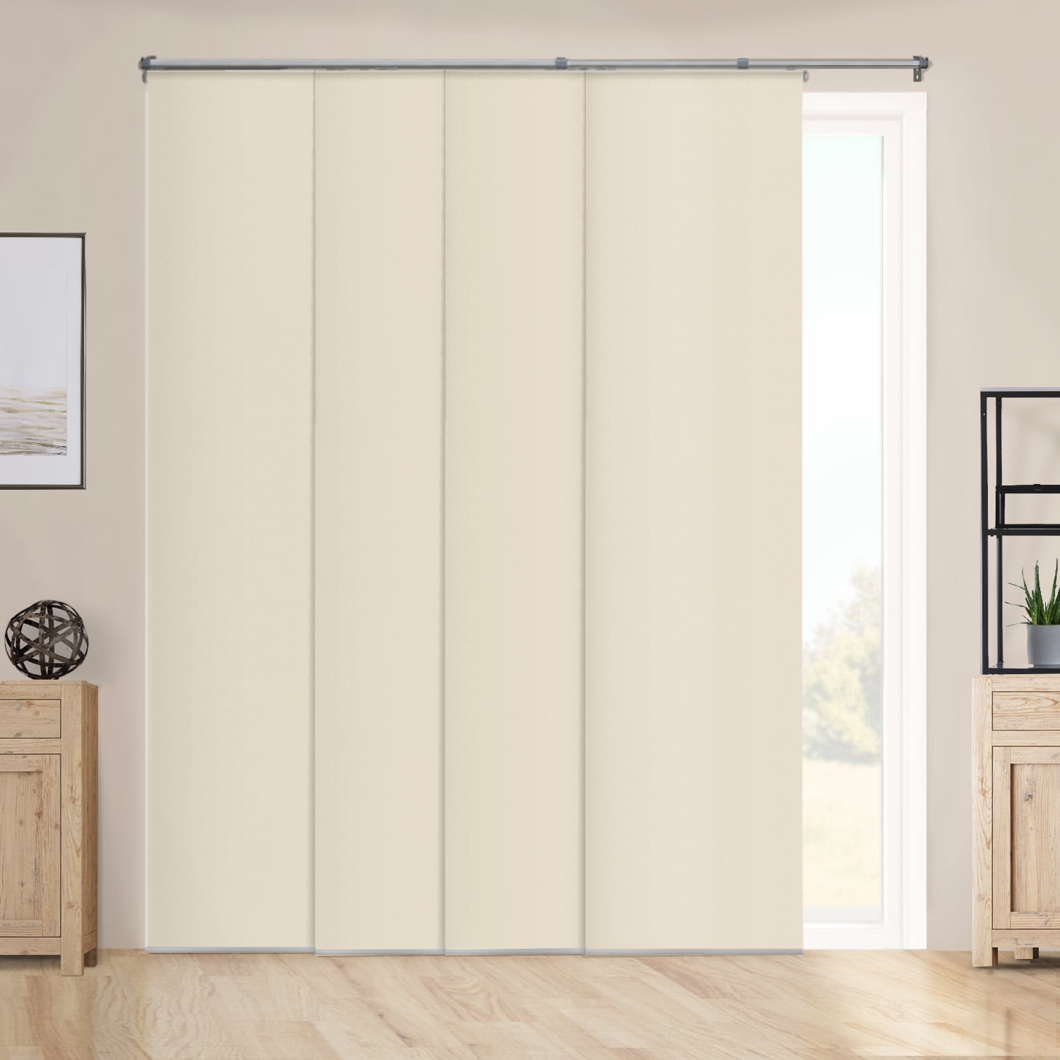 CHICOLOGY Room Darkening Adjustable Sliding Panels - Walmart.com