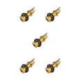 thumbnail image 3 of ZheElen Professional Stereo Output Threaded Output Lightweight 1/4 Inch Input Tube Style Anti-noisy Exquisite Socket Plug Gold 5Set, 3 of 6