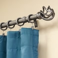 thumbnail image 2 of Lumino 1" Pewter Prima Cage Adjustable Single Curtain Rod Set, 42"-120", 2 of 5