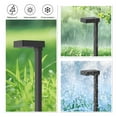 thumbnail image 3 of Mainstays Solar Powered Black Modern Edge LED Pathway Light and Landscape Light, 15 Lumens, 3 of 7
