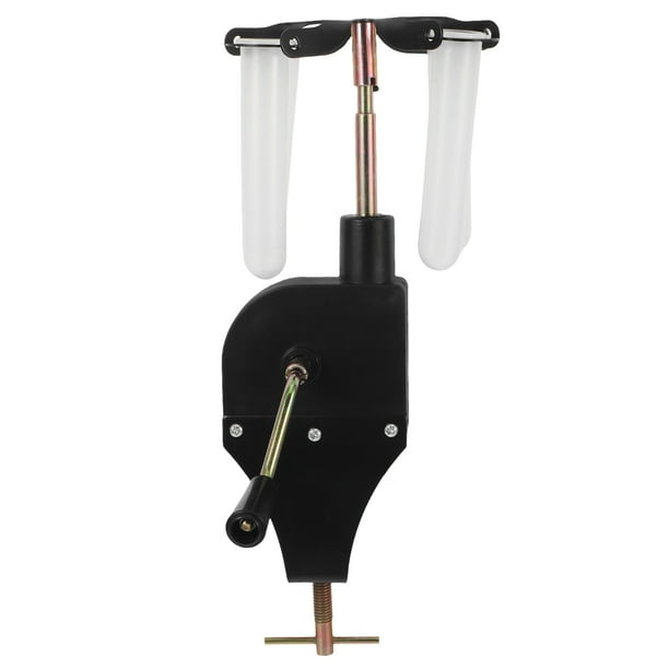 Centrífuga manual para experimentos de química y física de secundaria. Ideal para laboratorio y uso al aire libre. Negra.
