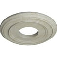 thumbnail image 3 of Ekena Millwork 12 3/8"OD x 4"ID x 1 1/8"P Classic Ceiling Medallion (Fits Canopies up to 7 1/4"), Hand-Painted Pot of Cream Crackle, 3 of 6