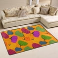 thumbnail image 2 of Dreamtimes Colorful Pumpkin Fall Area Rug 72x48in Autumn Harvest Non-Slip Floor Carpet Comfort Floor Mats Decor for Indoor Living Dining Room and Bedroom Area, 2 of 5