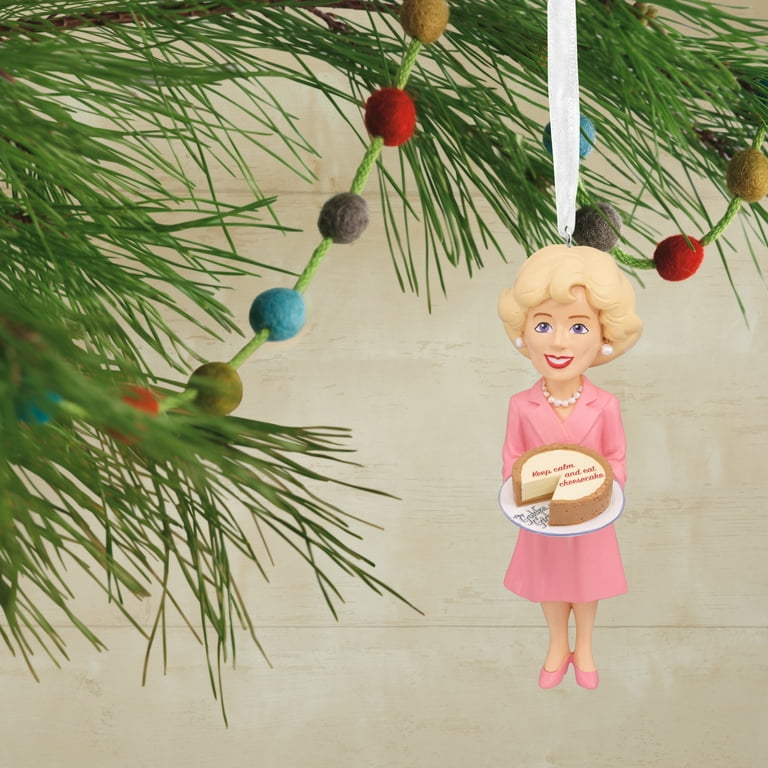 Hallmark The Golden Girls Rose Holiday Christmas Tree Ornament
